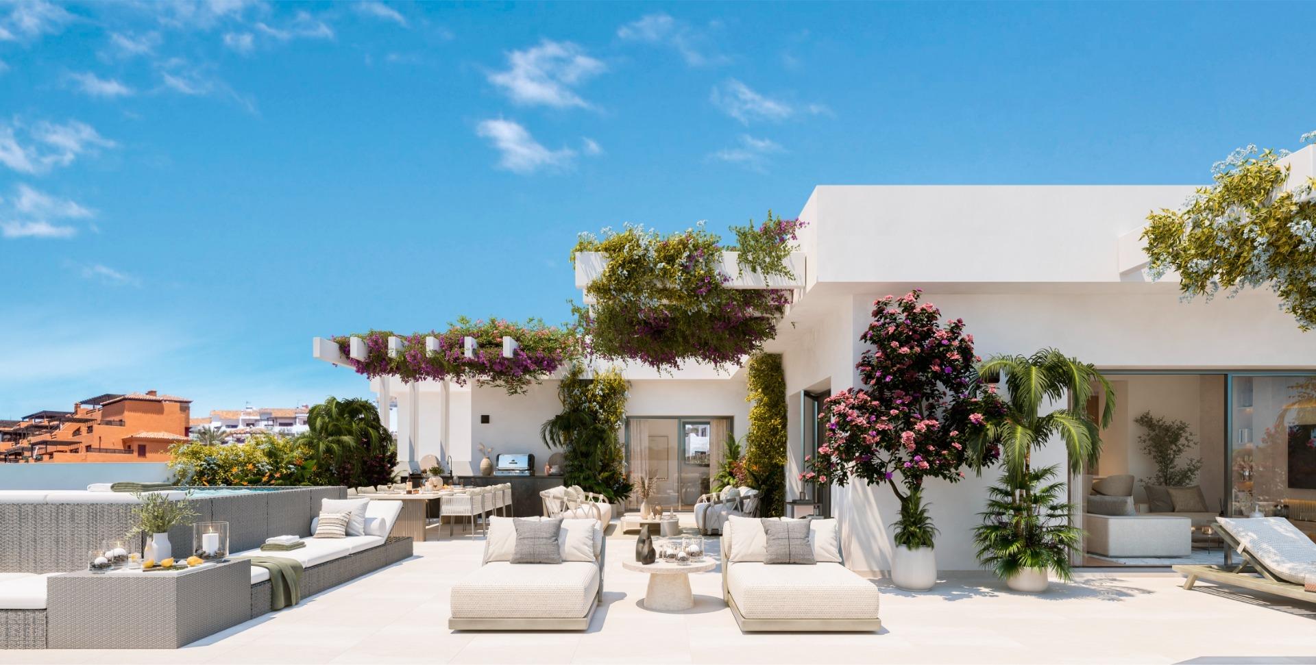 Promoción de viviendas en Casares Costa Golf