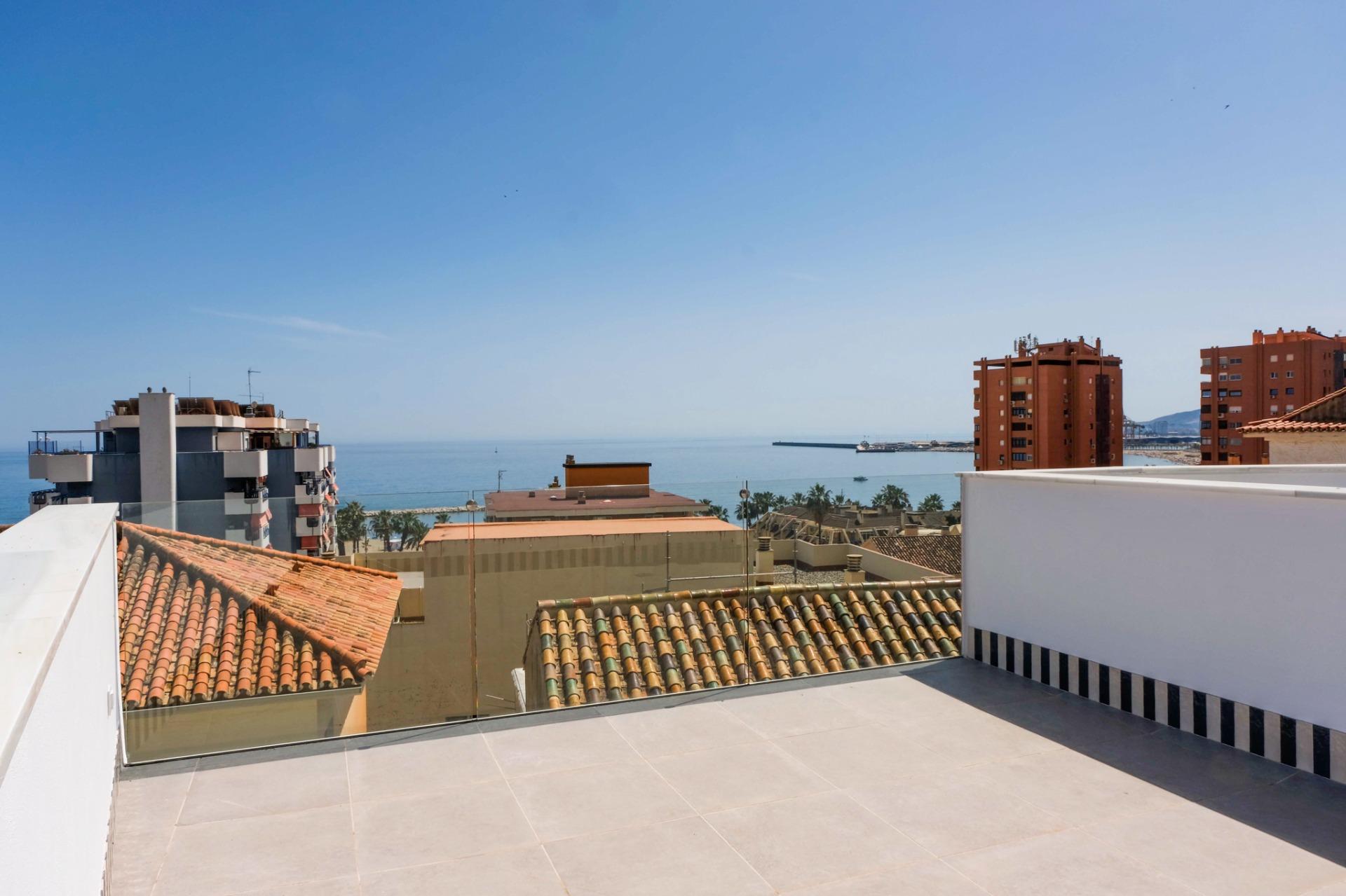 Dúplex en Málaga, junto a la playa y el centro histórico