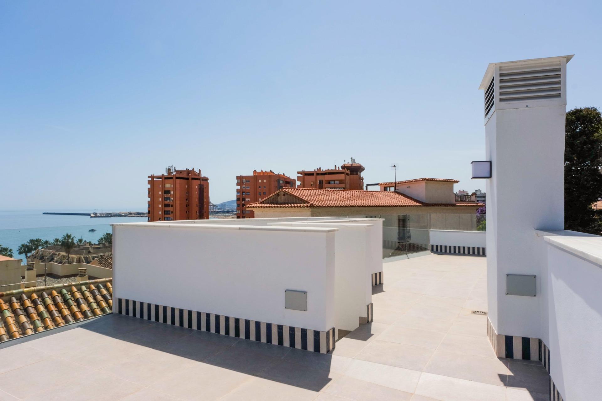 Dúplex en Málaga, junto a la playa y el centro histórico