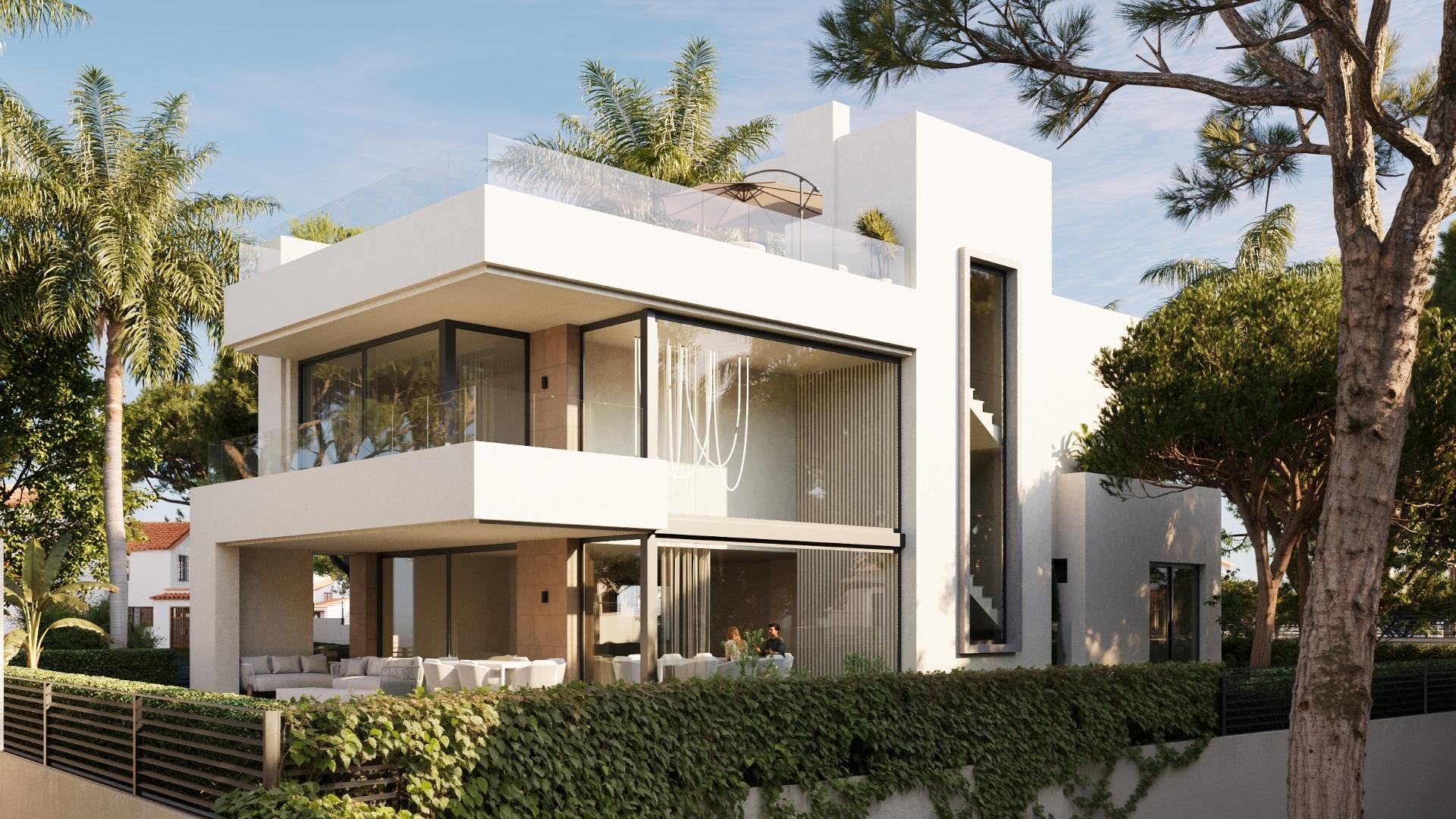 Promoción de villas en Marbella, entre Elvira y Los Monteros