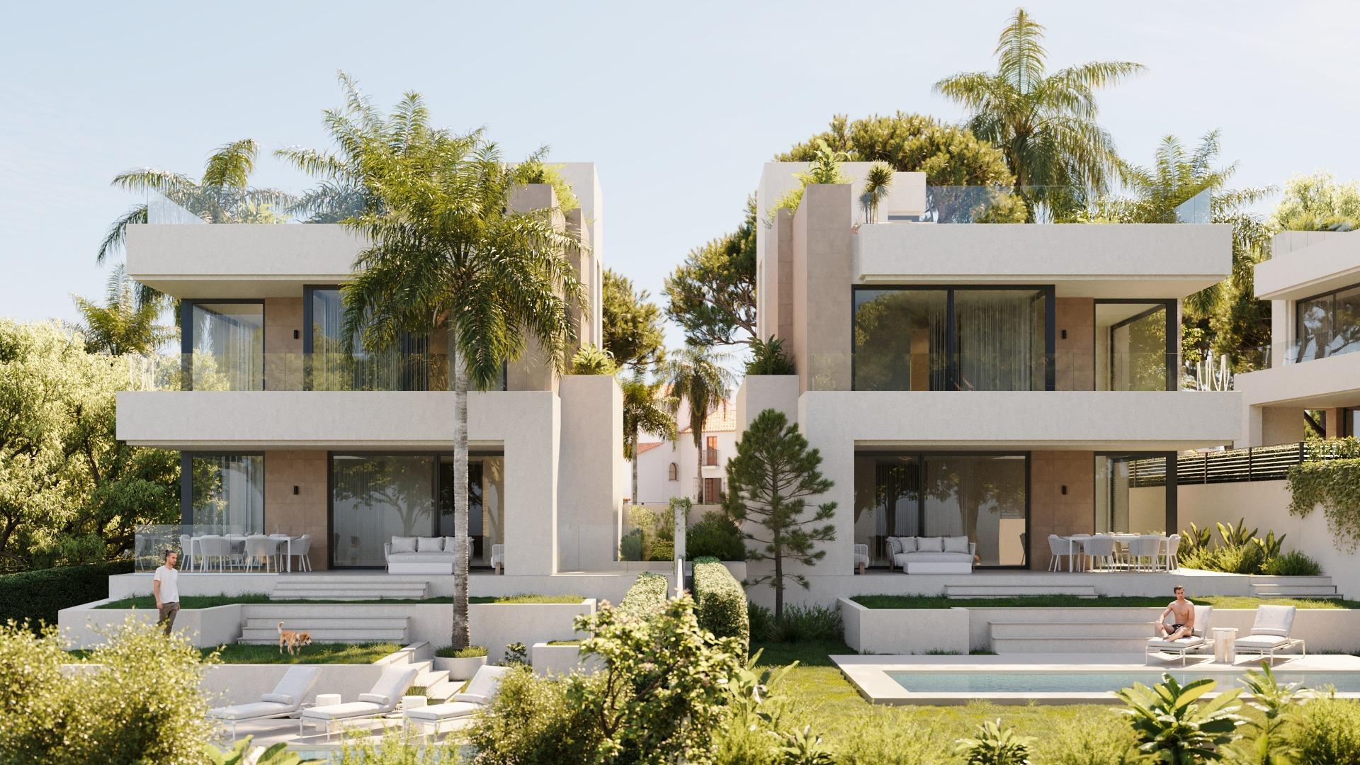 Promoción de villas en Marbella, entre Elvira y Los Monteros