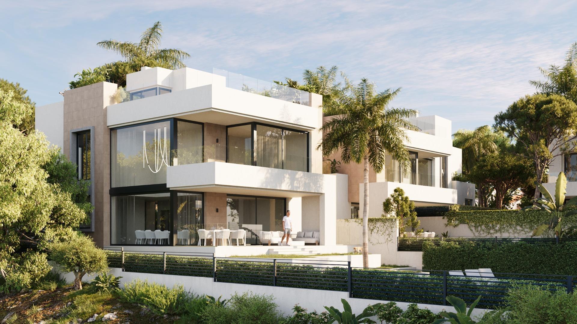 Promoción de villas en Marbella, entre Elvira y Los Monteros