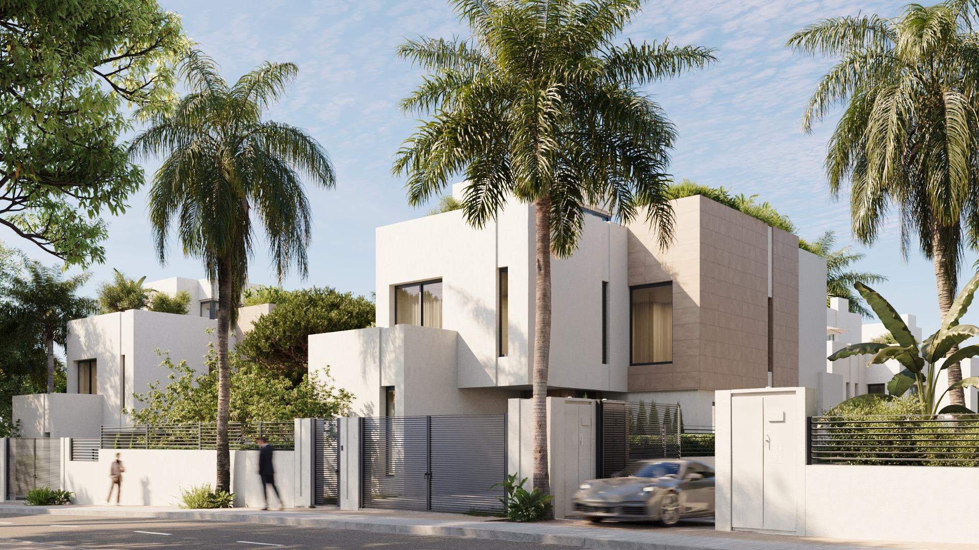 Promoción de villas en Marbella, entre Elvira y Los Monteros