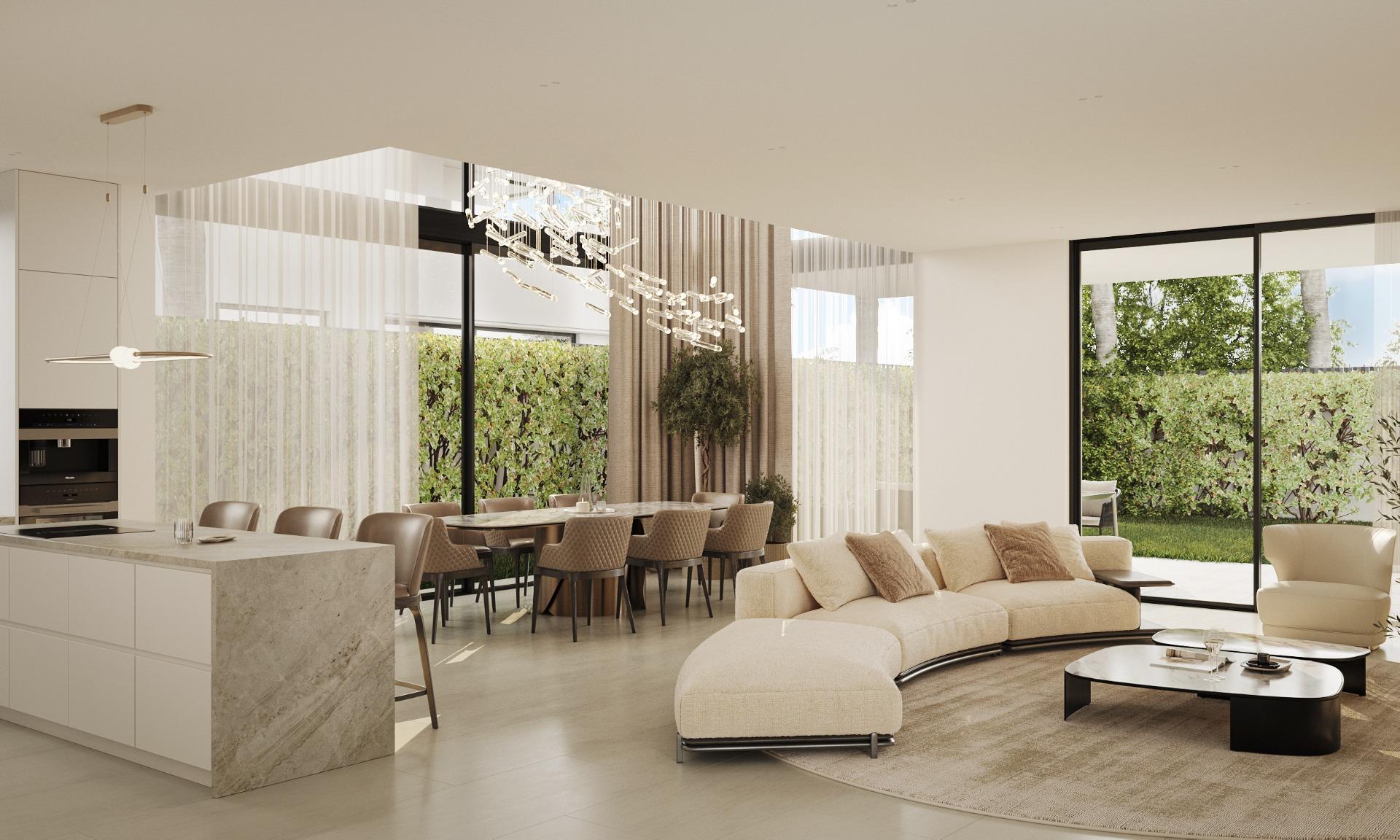 Promoción de villas en Marbella, entre Elvira y Los Monteros