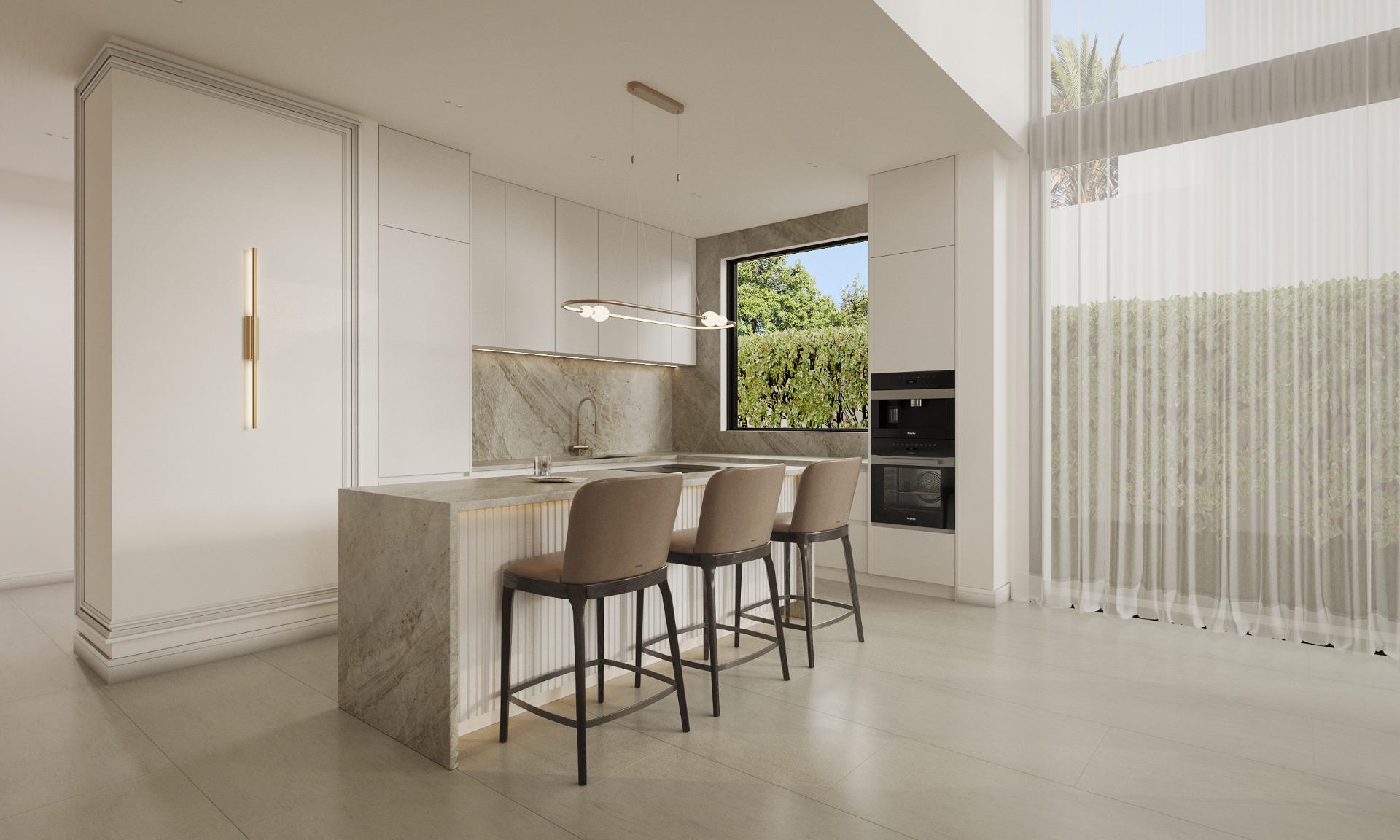 Promoción de villas en Marbella, entre Elvira y Los Monteros