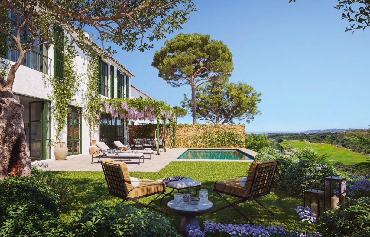 Promoción de adosados y villas en Finca Cortesin, Casares