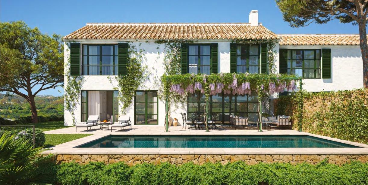 Promoción de adosados y villas en Finca Cortesin, Casares