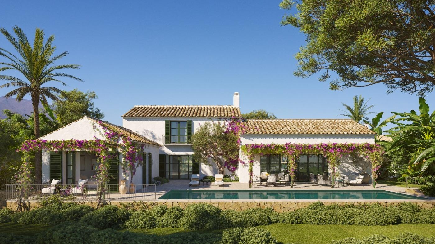Promoción de adosados y villas en Finca Cortesin, Casares