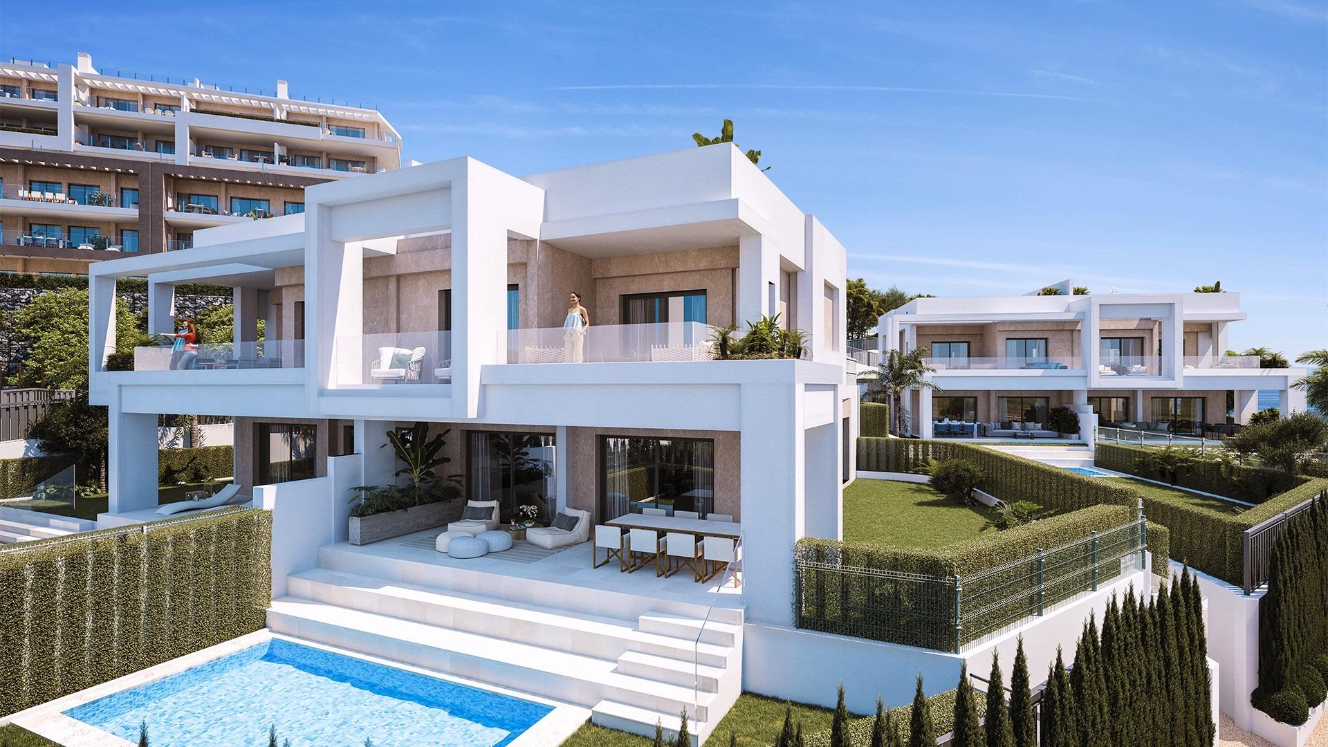 Promoción con villas pareadas en Estepona