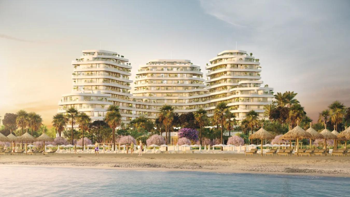 Beachfront development in Malaga