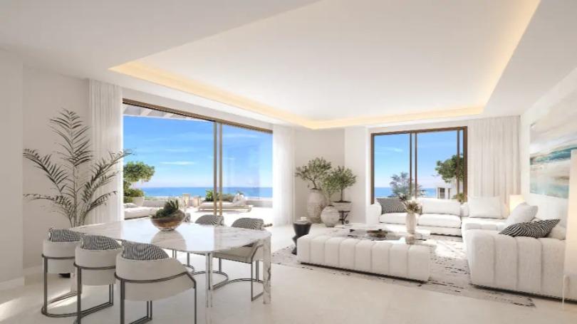 Beachfront development in Malaga