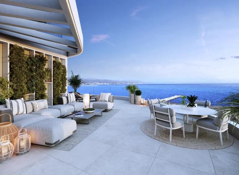 Beachfront development in Malaga