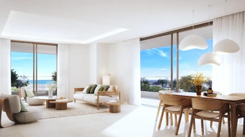 Beachfront development in Malaga