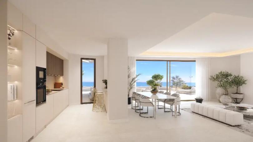 Beachfront development in Malaga