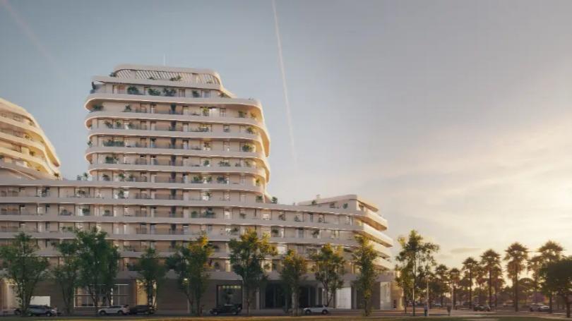 Beachfront development in Malaga