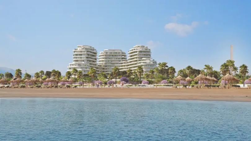 Beachfront development in Malaga
