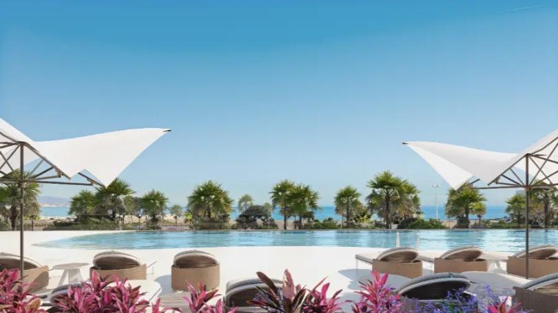 Beachfront development in Malaga