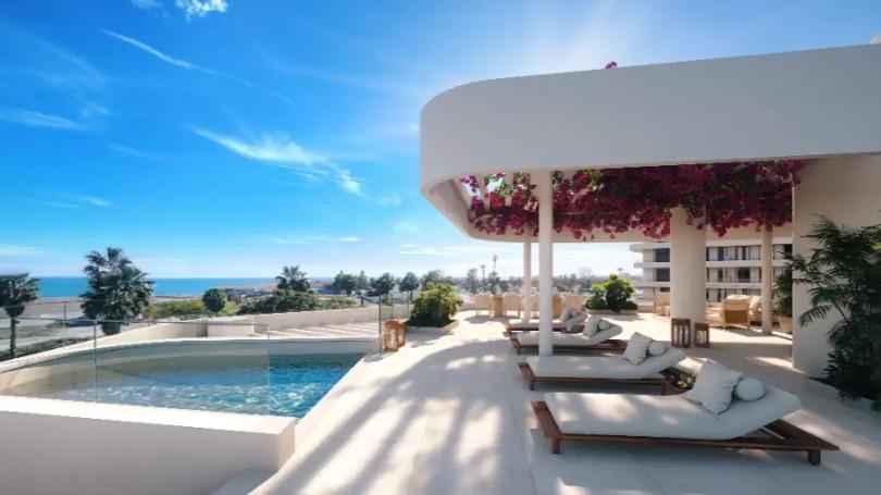 Beachfront development in Malaga