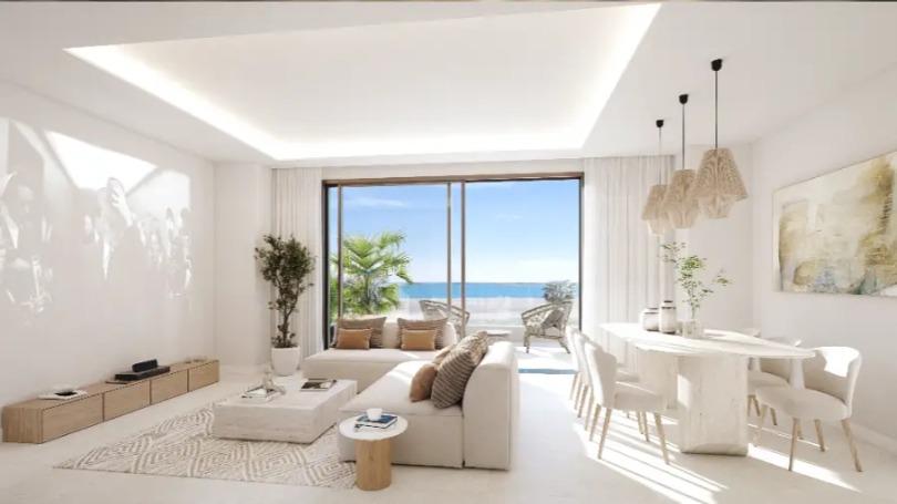 Beachfront development in Malaga