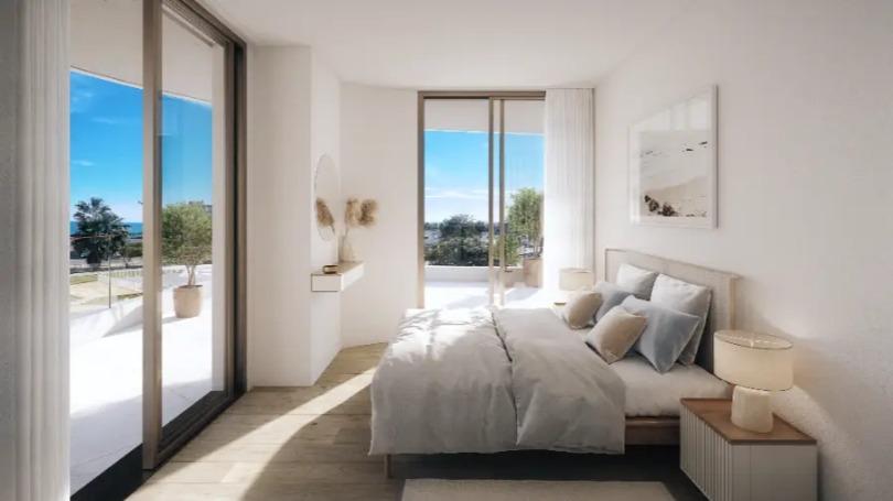 Beachfront development in Malaga