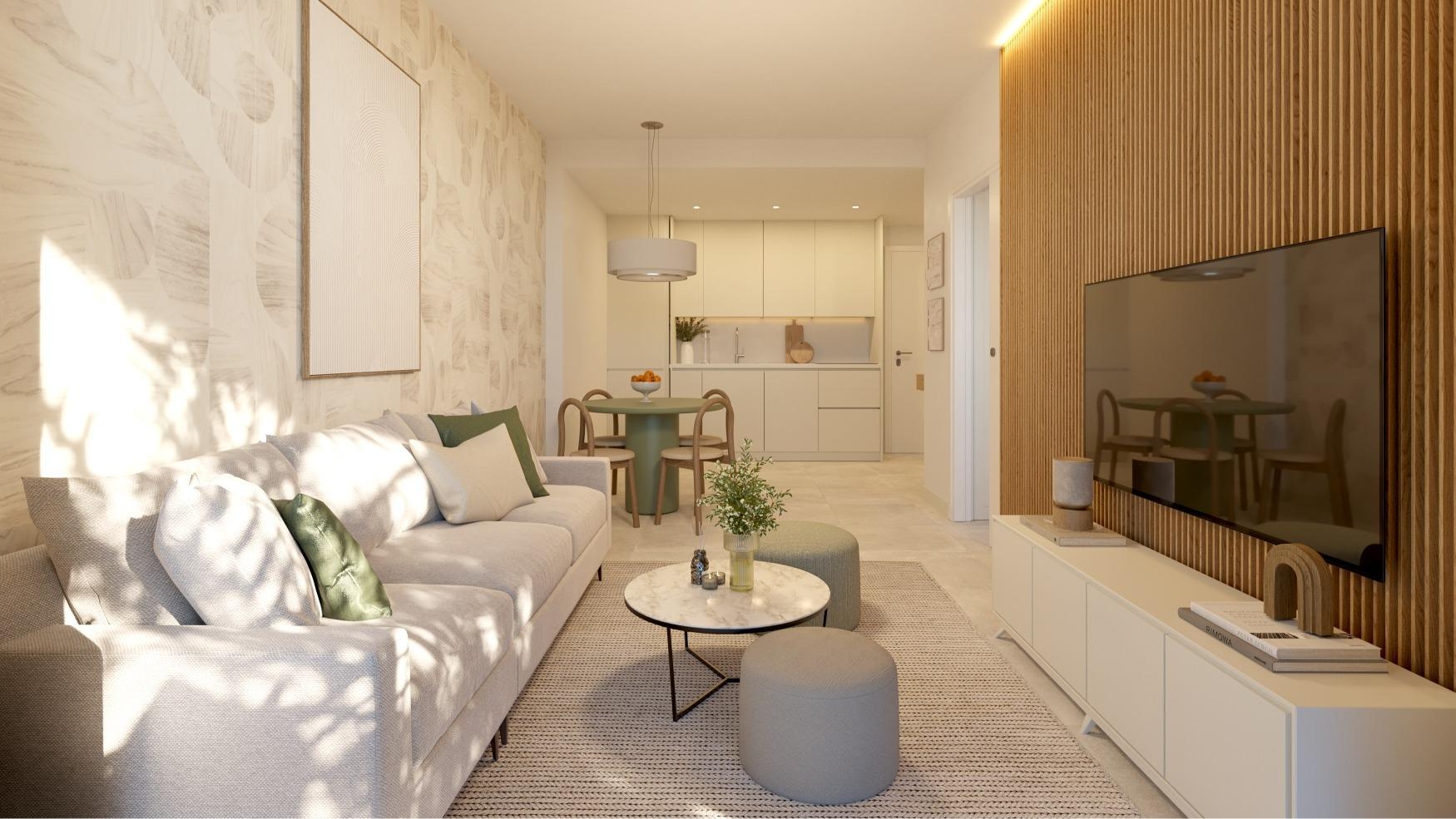 Promoción de apartamentos de un dormitorio en Las Lagunas