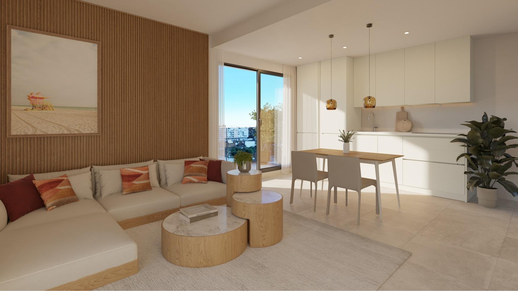 Promoción de apartamentos de un dormitorio en Las Lagunas