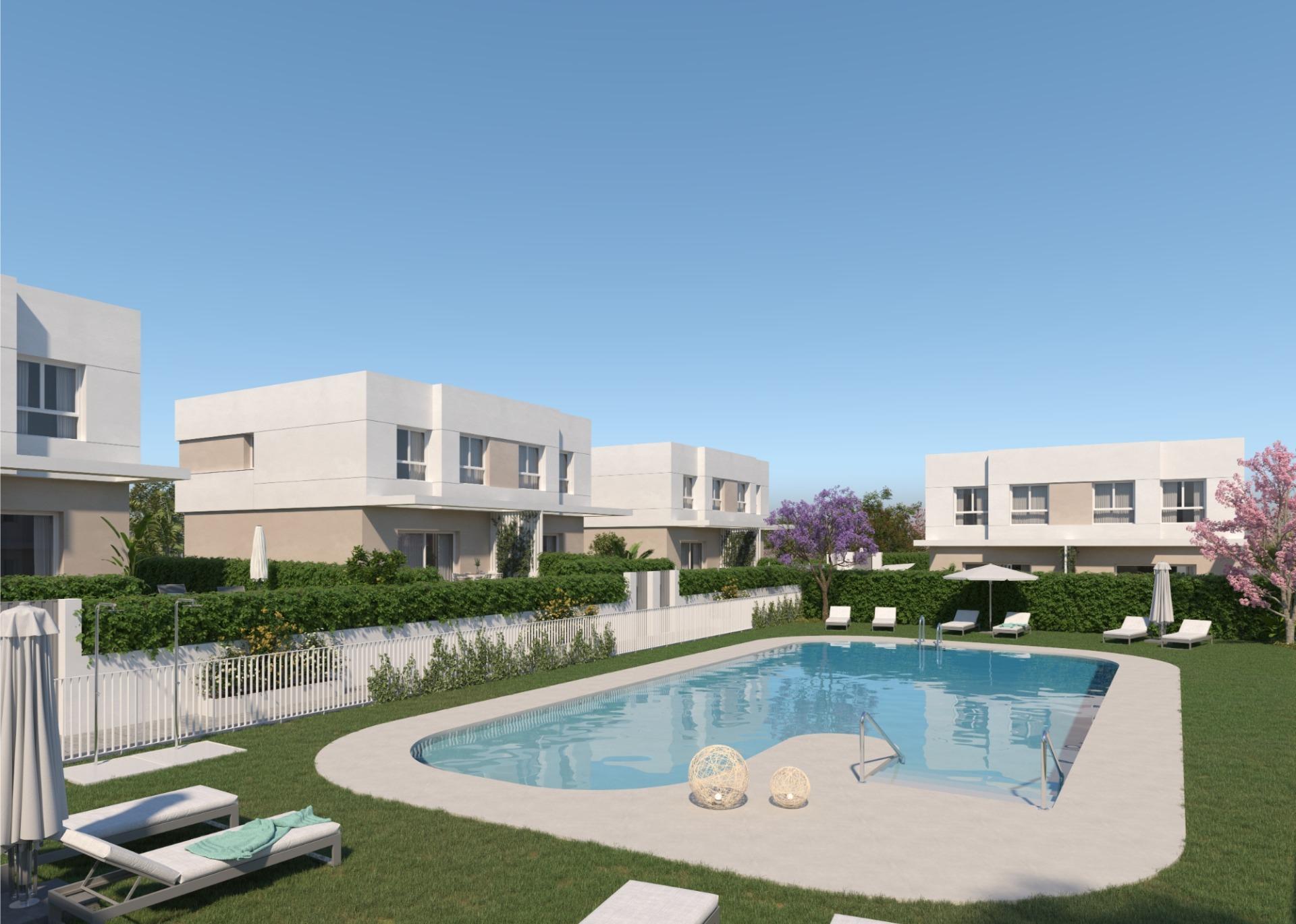 Promoción de chalets pareados en Vélez-Málaga