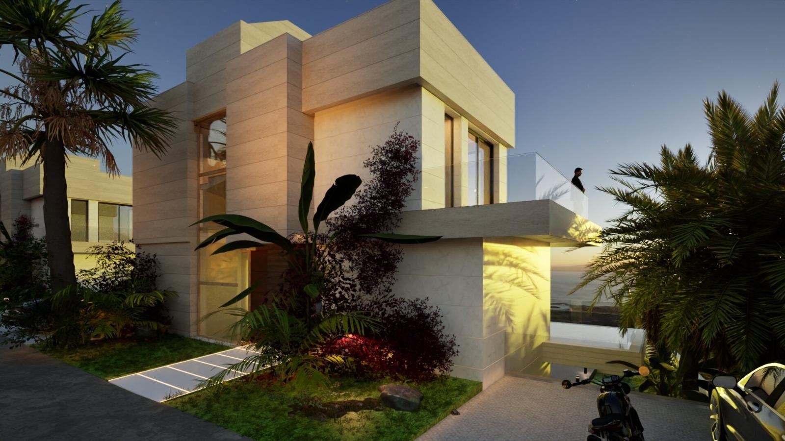 Promoción de villas en 1ª línea de golf en Estepona
