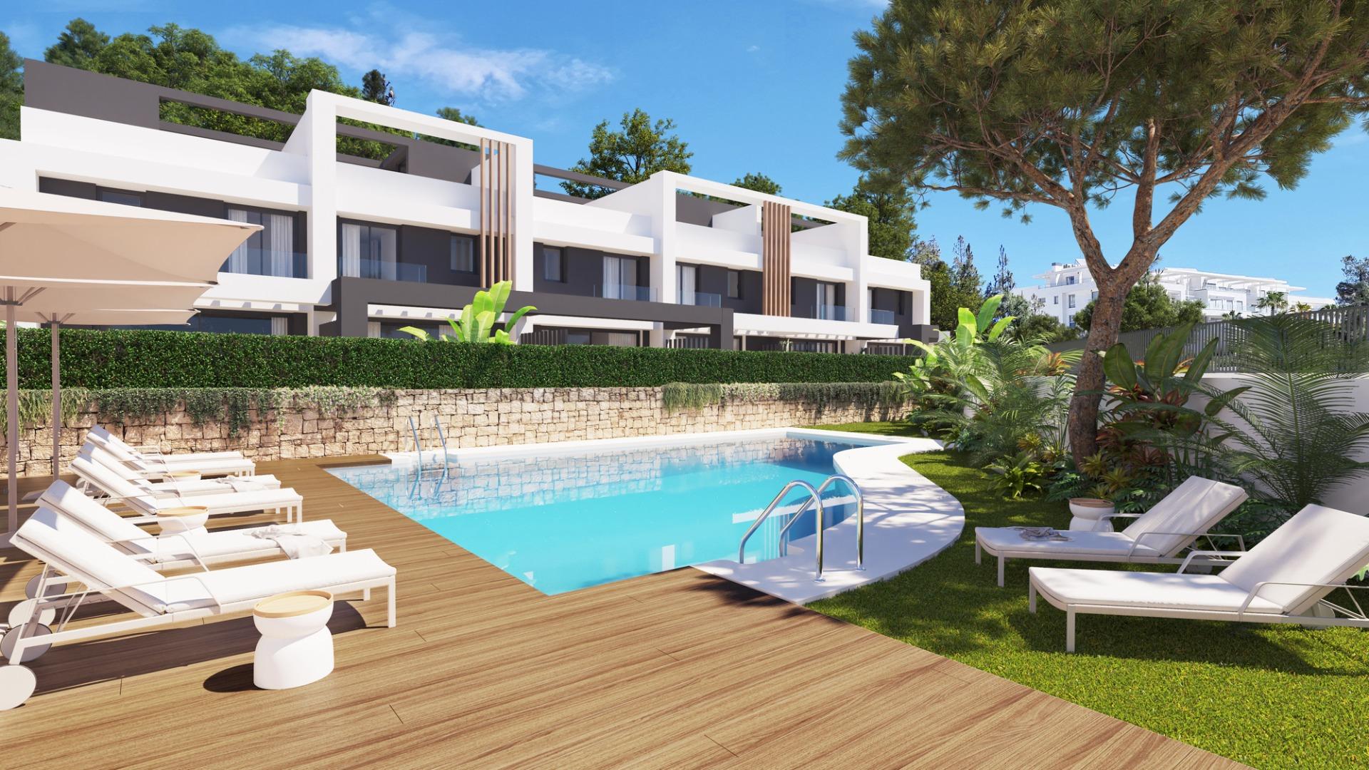 Exclusivas casas adosadas de diseño contemporáneo en El Chaparral