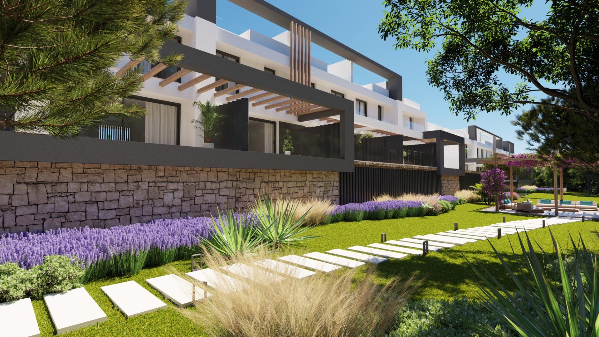 Exclusivas casas adosadas de diseño contemporáneo en El Chaparral