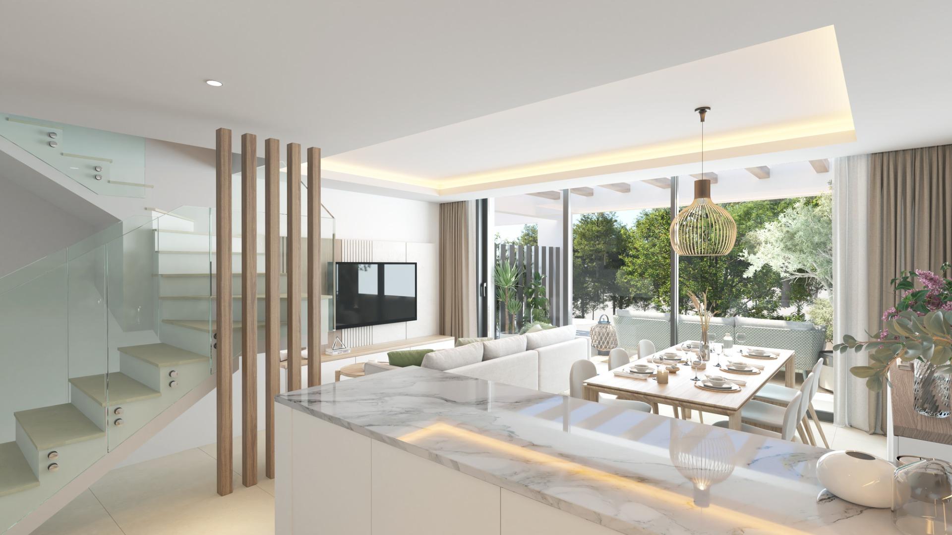 Exclusivas casas adosadas de diseño contemporáneo en El Chaparral