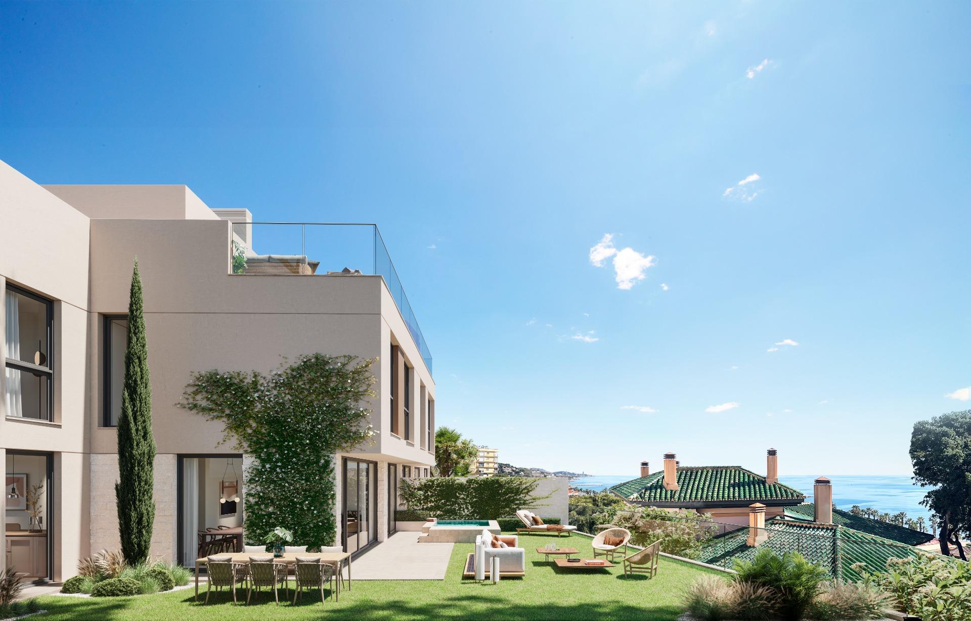 Exclusiva villa adosada en Monte Sancha