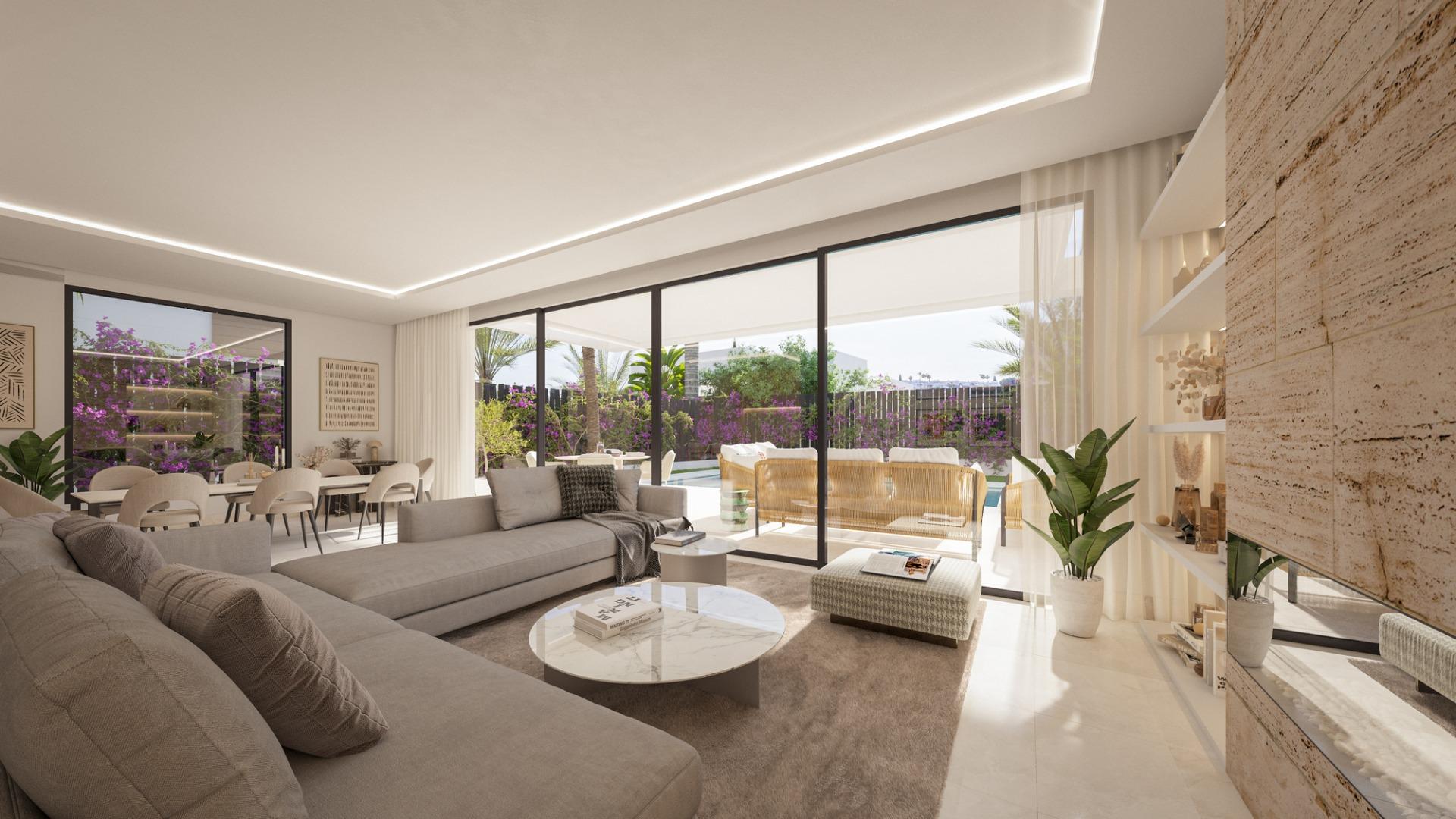 Villas en primera línea de golf en El Campanario