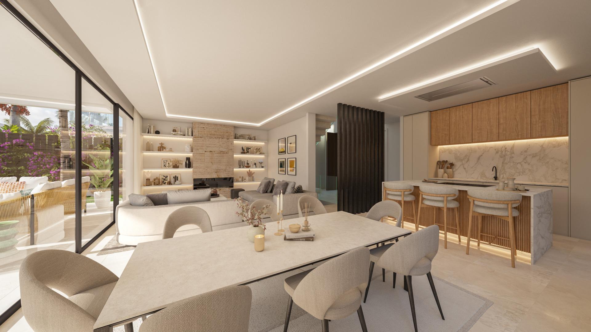 Villas en primera línea de golf en El Campanario
