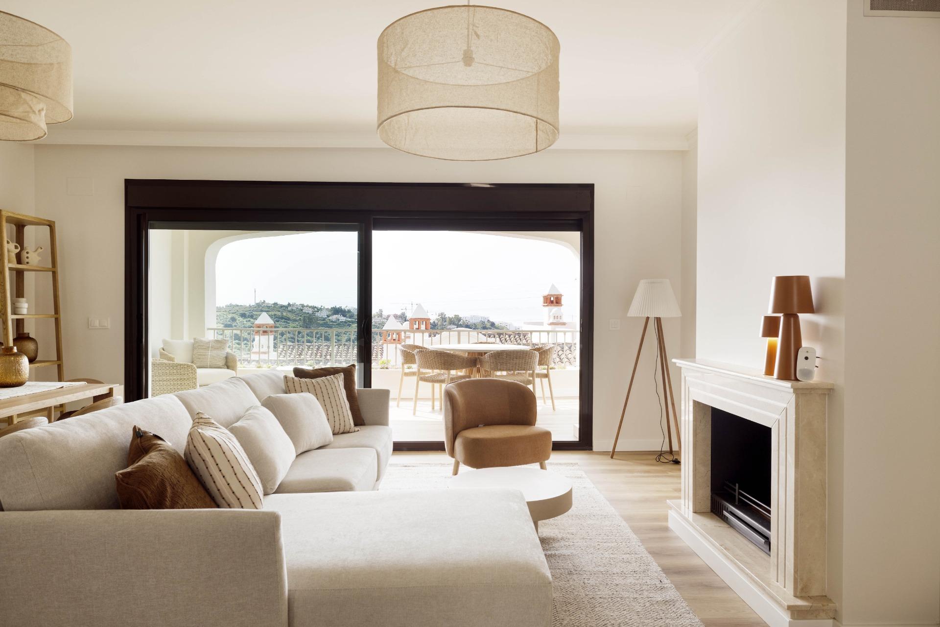 Casas adosadas en primera línea de golf en Estepona