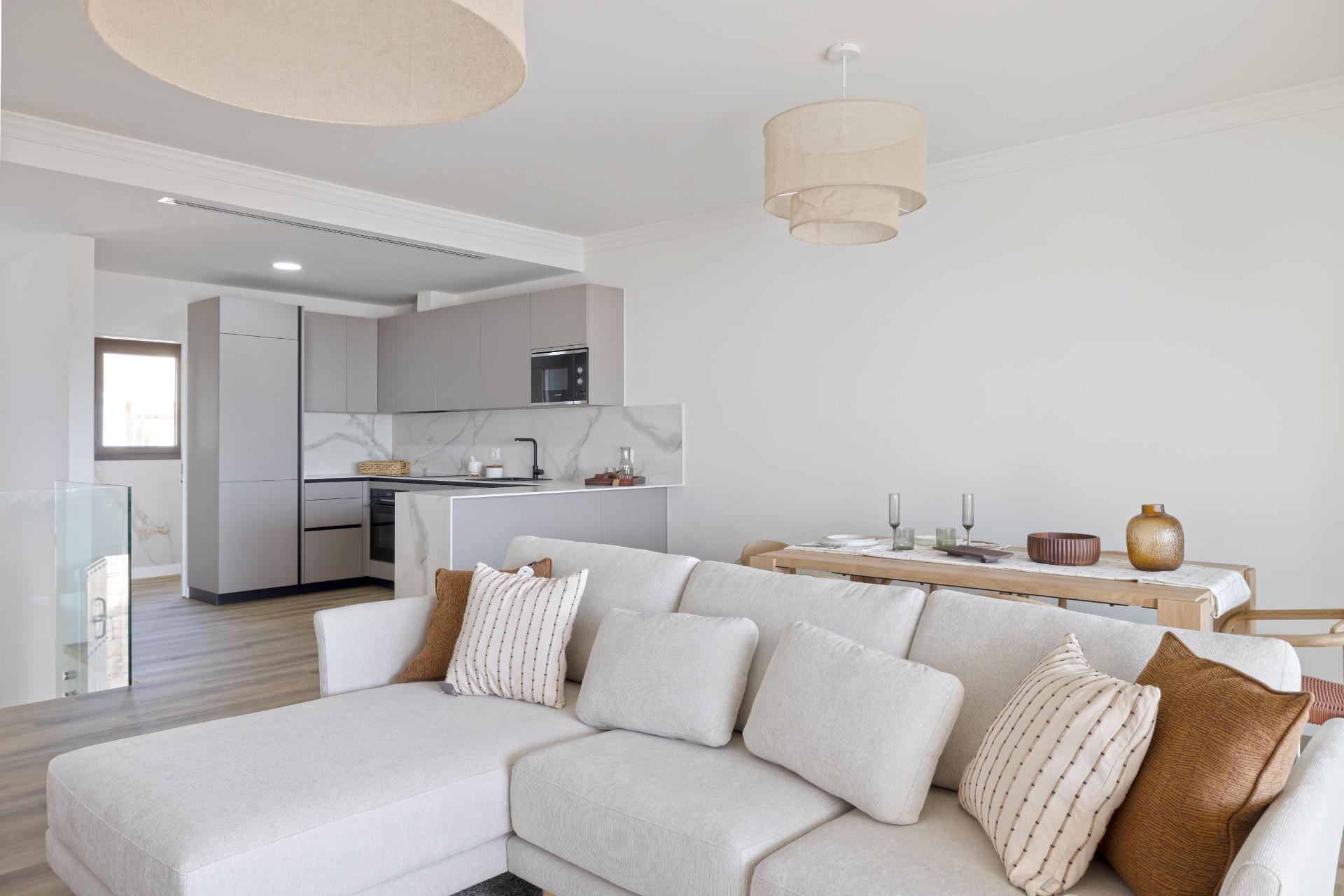 Casas adosadas en primera línea de golf en Estepona