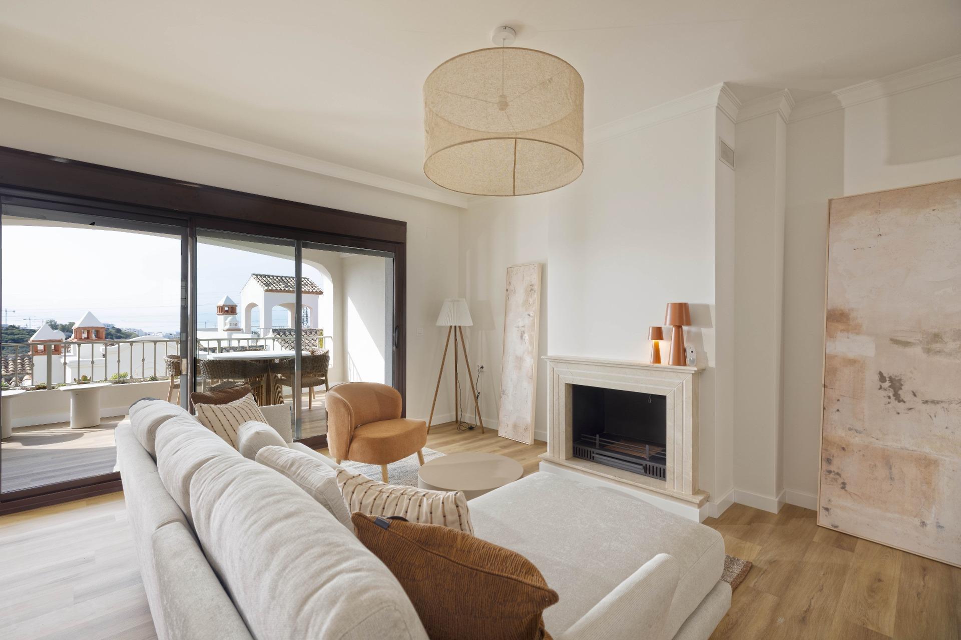 Casas adosadas en primera línea de golf en Estepona