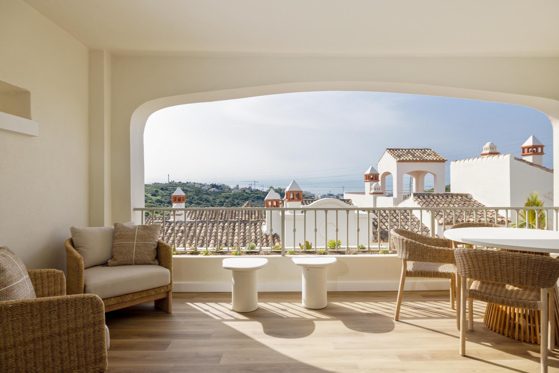 Casas adosadas en primera línea de golf en Estepona