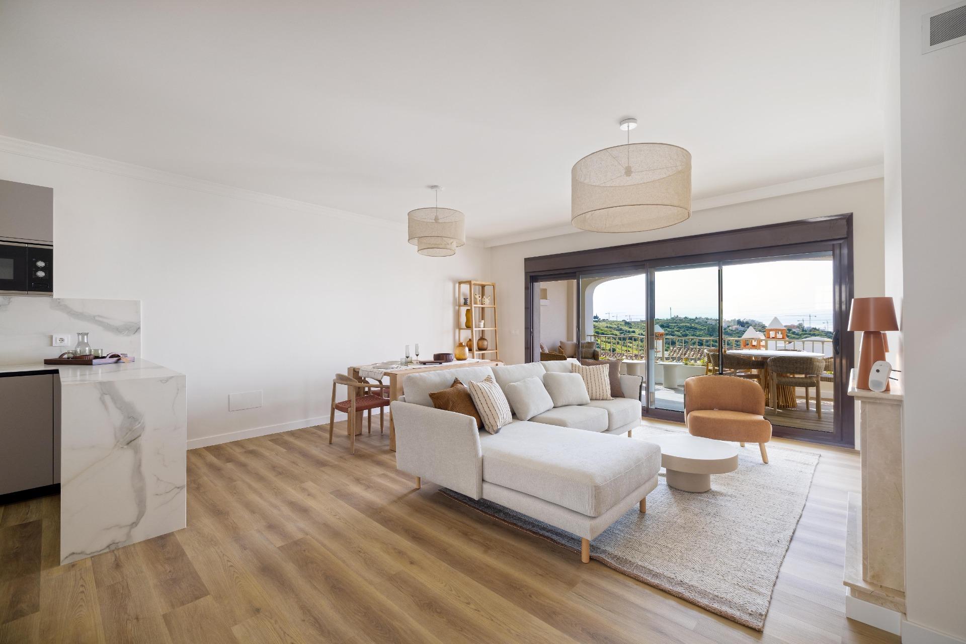 Casas adosadas en primera línea de golf en Estepona