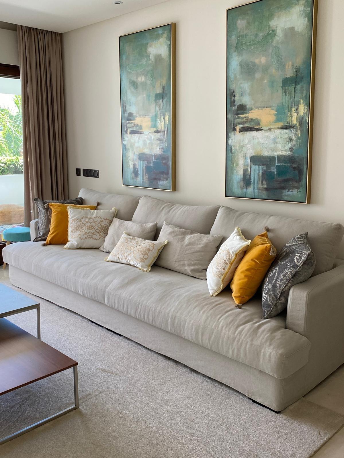 Apartamento en primera línea de playa con vistas al mar en la Nueva Milla de Oro