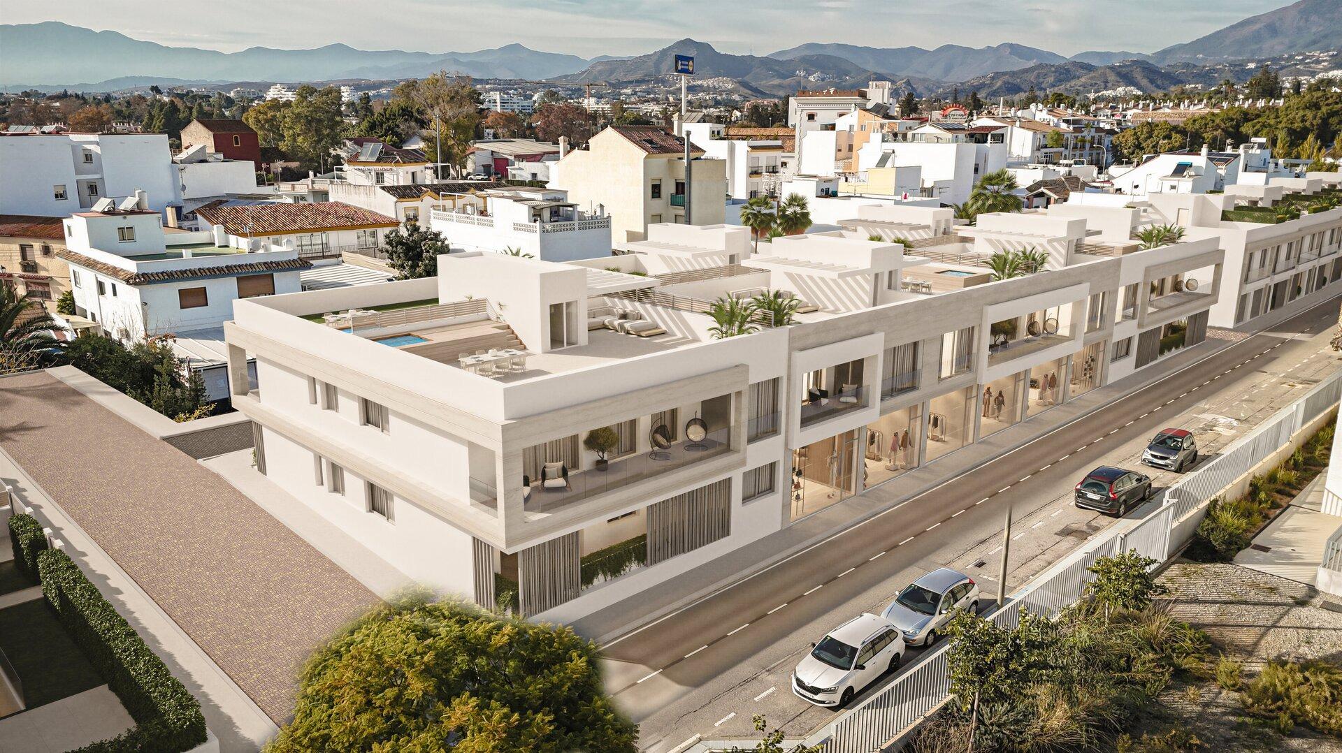 Residencial de apartamentos y adosados en San Pedro de Alcántara