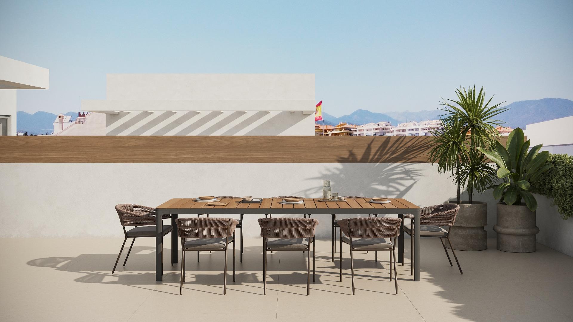 Residencial de apartamentos y adosados en San Pedro de Alcántara