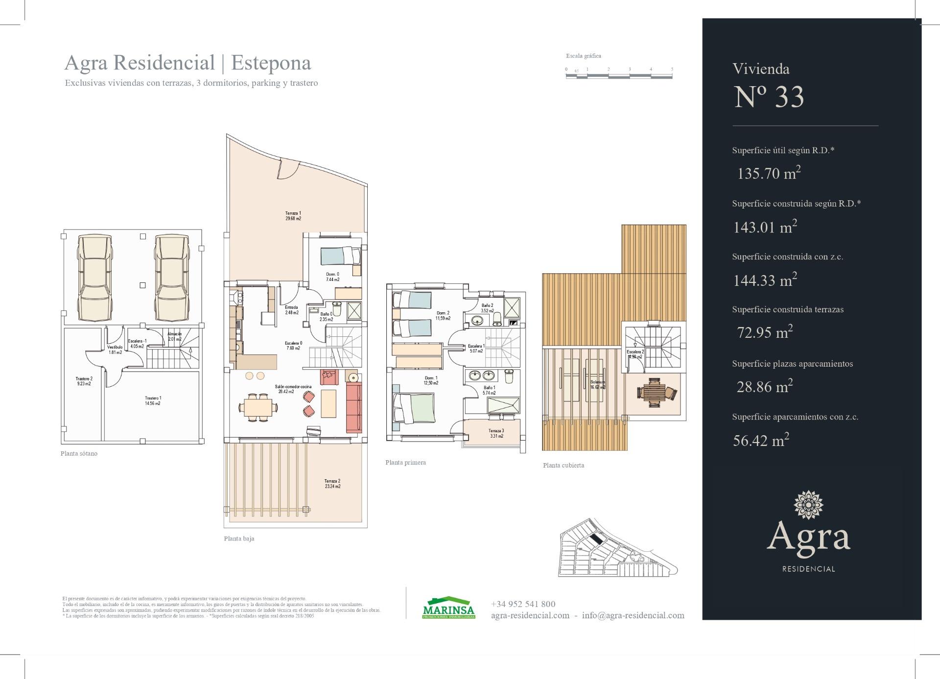 Exclusiva vivienda con solárium, amplias terrazas y garaje privado en El Paraíso