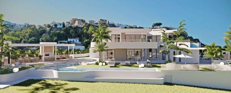 Parcela en venta con proyecto de villa de lujo