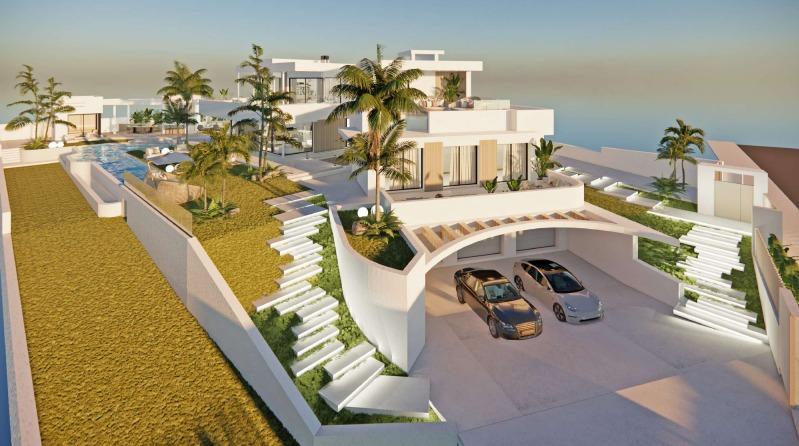 Parcela en venta con proyecto de villa de lujo