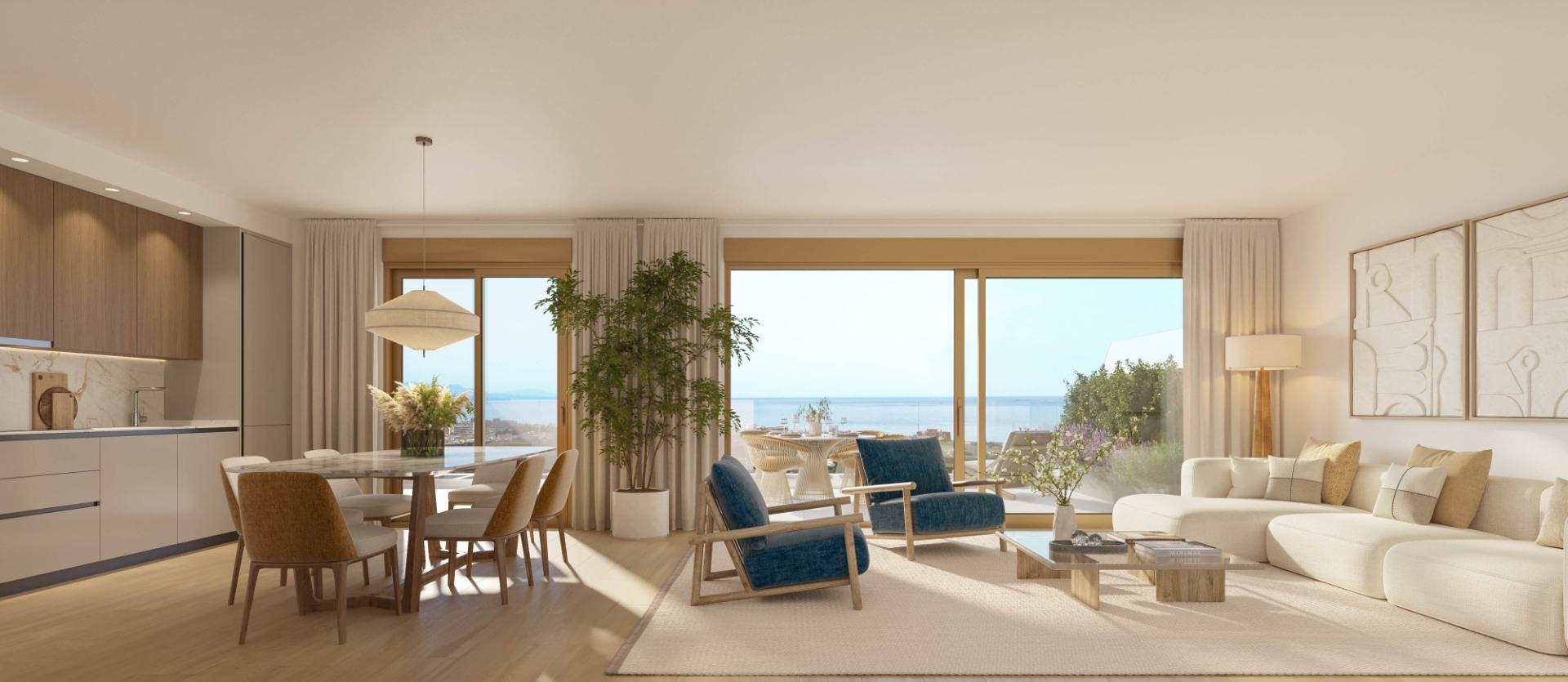 Viviendas de obra nueva con espectaculares vistas al mar en Torremolinos