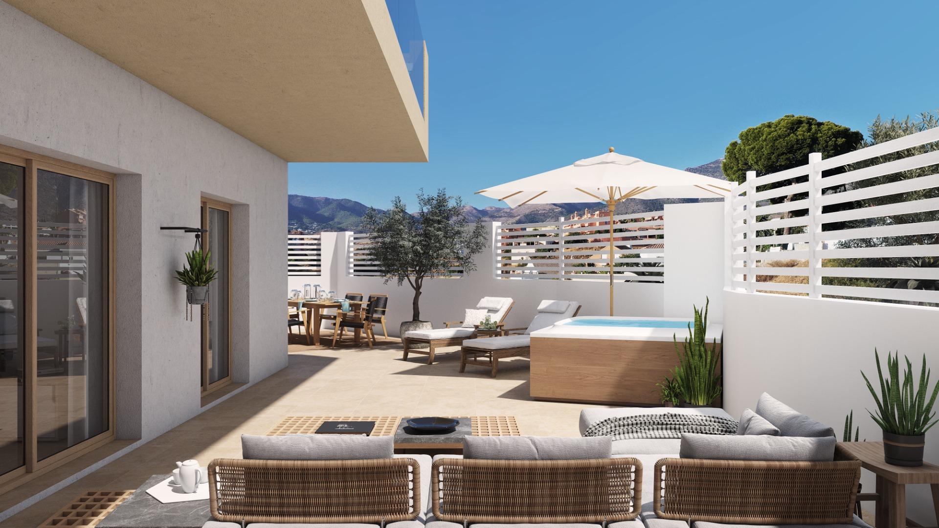 Promoción de 44 viviendas de obra nueva en Los Pacos, Fuengirola