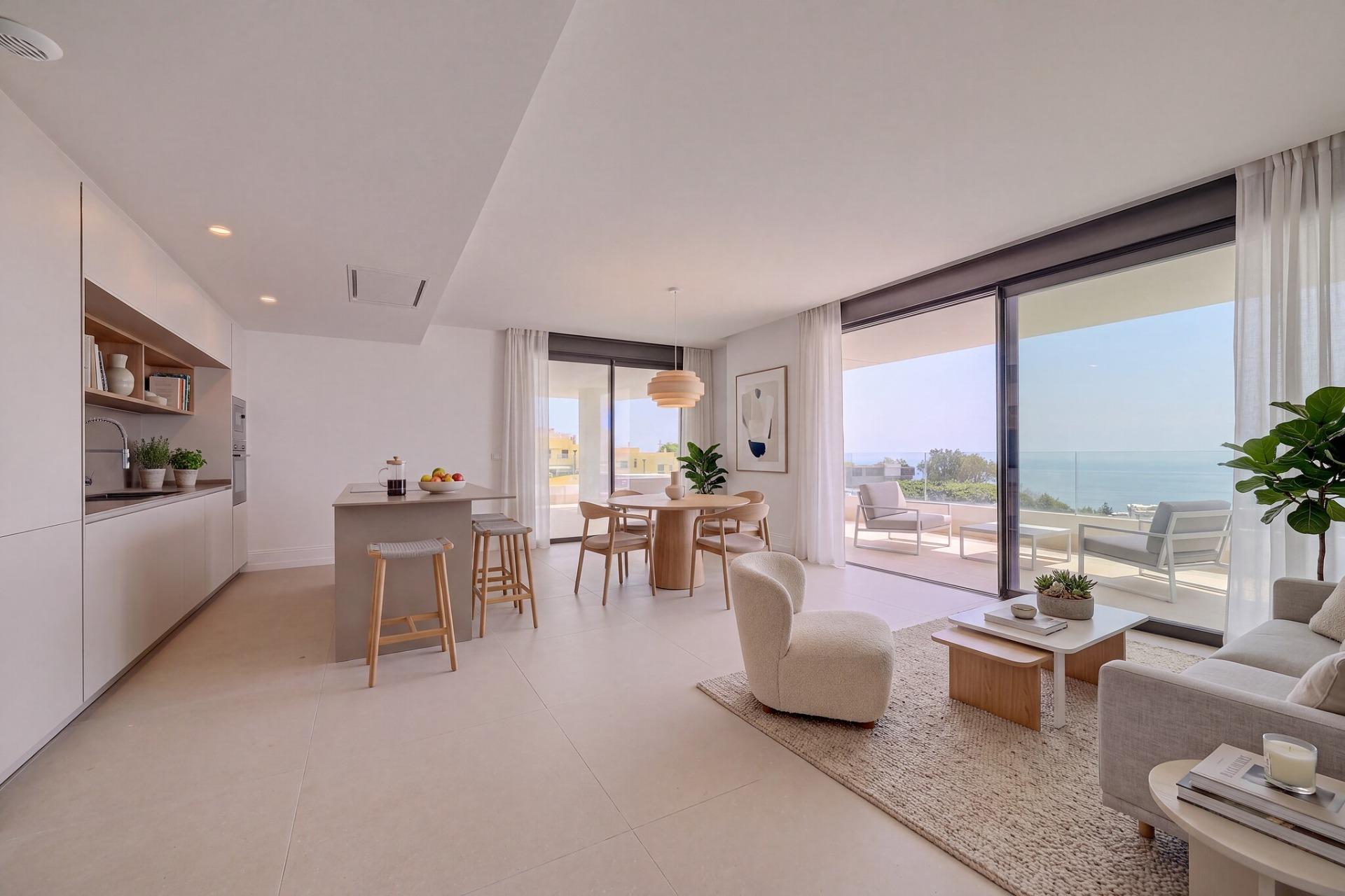 Piso de 3 dormitorios recién terminado con espectaculares vistas al mar